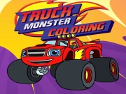 Monster Truck Coloring Online Art Games on taptohit.com