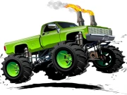 Monster Truck Puzzle 2 Online Puzzle Games on taptohit.com