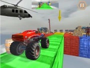 Monster Truck Stunts Sky Driving Online Racing & Driving Games on taptohit.com