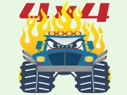 Monster Trucks Coloring Pages Online Art Games on taptohit.com