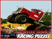 Monster Trucks Racing Puzzle Online Puzzle Games on taptohit.com