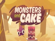 Monsters and Cake Online Match-3 Games on taptohit.com