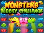 Monsters Blocky Challenge Online Puzzle Games on taptohit.com