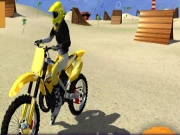motor cycle beach stunt Online Adventure Games on taptohit.com