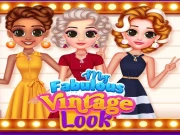 My Fabulous Vintage Look Online Dress-up Games on taptohit.com