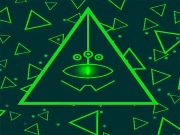 Neon Cube Escape - story pixel avoid-em-up Online Adventure Games on taptohit.com