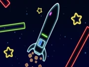 Neon Rocket Online arcade Games on taptohit.com