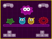 Neon Slimes Online action Games on taptohit.com