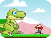 Niko and Dino Run Online dinosaur Games on taptohit.com