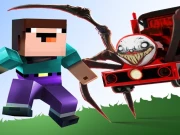 Noob VS. Spider Train Online Casual Games on taptohit.com