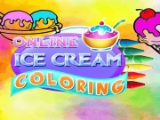 Online Ice Cream Coloring Online Art Games on taptohit.com