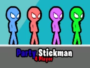 Party Stickman 4 Player Online Adventure Games on taptohit.com
