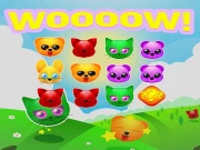 Pets Of Funny World Online Match-3 Games on taptohit.com