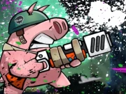 Piggy soldier super adventure Online Adventure Games on taptohit.com