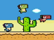 Pixel Dino Run Online Agility Games on taptohit.com