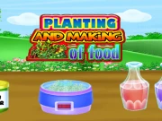 Planting And Making of Food Online Cooking Games on taptohit.com