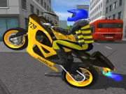 Police MotorBike Race Simulator 3D Online Racing & Driving Games on taptohit.com