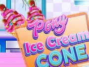 Pony Ice Cream Cone Online Cooking Games on taptohit.com