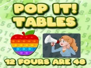 Pop It! Tables Online Puzzle Games on taptohit.com
