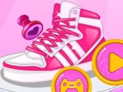 Popstar Sneaker Designer Online Dress-up Games on taptohit.com