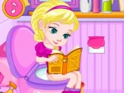 Potty Train Baby Elsa Online Dress-up Games on taptohit.com