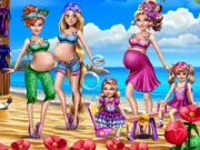 Pregnant Moms Exotic Holiday Online Care Games on taptohit.com