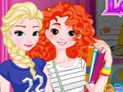 Princess Back 2 School Lockers Online Dress-up Games on taptohit.com