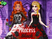 Princess Black Wedding Dress Online Dress-up Games on taptohit.com
