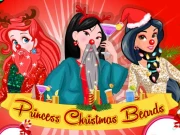 Princess Christmas Beards Online Dress-up Games on taptohit.com