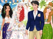 Princess Coachella Inspired Wedding Online Dress-up Games on taptohit.com