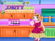 Princess Dirty Home Changeover Online Art Games on taptohit.com