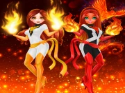 Princess Flame Phoenix Online Dress-up Games on taptohit.com