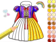 Princess Glitter Coloring Online Art Games on taptohit.com