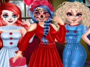 Princess Halloween Party Prep Online Dress-up Games on taptohit.com