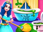 Princess Home Cleaning Online Puzzle Games on taptohit.com