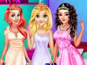 Princess In Prom Night Online Dress-up Games on taptohit.com