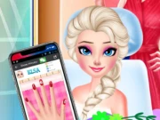 Princess Nail Salon Makeover Online Care Games on taptohit.com