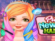 Princess New Look Haircut Online Dress-up Games on taptohit.com