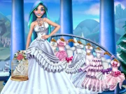 Princess Snow Wedding Online Dress-up Games on taptohit.com