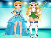 Princess Spring Fashion Show Online Dress-up Games on taptohit.com
