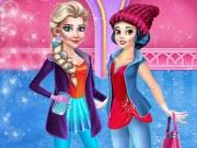 Princess Winter Activities Online Dress-up Games on taptohit.com