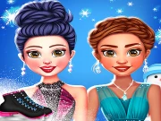 Princess Winter Ice Skating Outfits Online Dress-up Games on taptohit.com