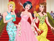 Princesses at Met Gala Ball Online Dress-up Games on taptohit.com