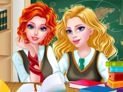 Princesses at Royal College Online Art Games on taptohit.com