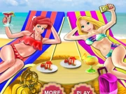 Princesses Beach Day Online Dress-up Games on taptohit.com