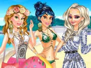 Princesses Boho Beachwear Obsession Online Dress-up Games on taptohit.com