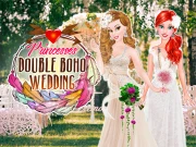 Princesses Double Boho Wedding Online Dress-up Games on taptohit.com