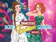 Princesses Fashion Wars: Boho VS Gowns Online Dress-up Games on taptohit.com