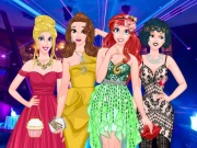 Princesses Graduation Party Night  Online Dress-up Games on taptohit.com