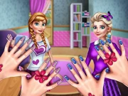 Princesses Nails Salon Online Care Games on taptohit.com